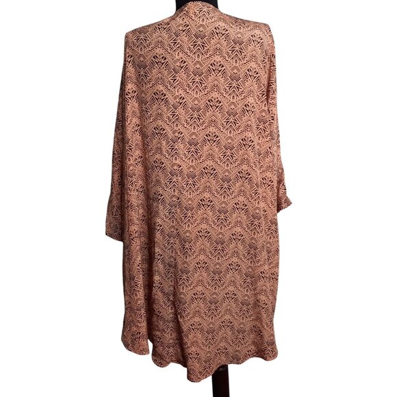 LuLaRoe Size L Lindsay Kimono Cardigan Shrug Open Front Swimsuit Cover Up NEW - Picture 3 of 10